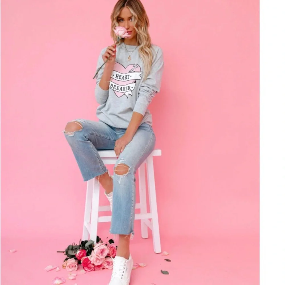 COPY - NWT Cotton-Blend Long-Sleeve Pullover, Sizes XS and S - Picture 6 of 13